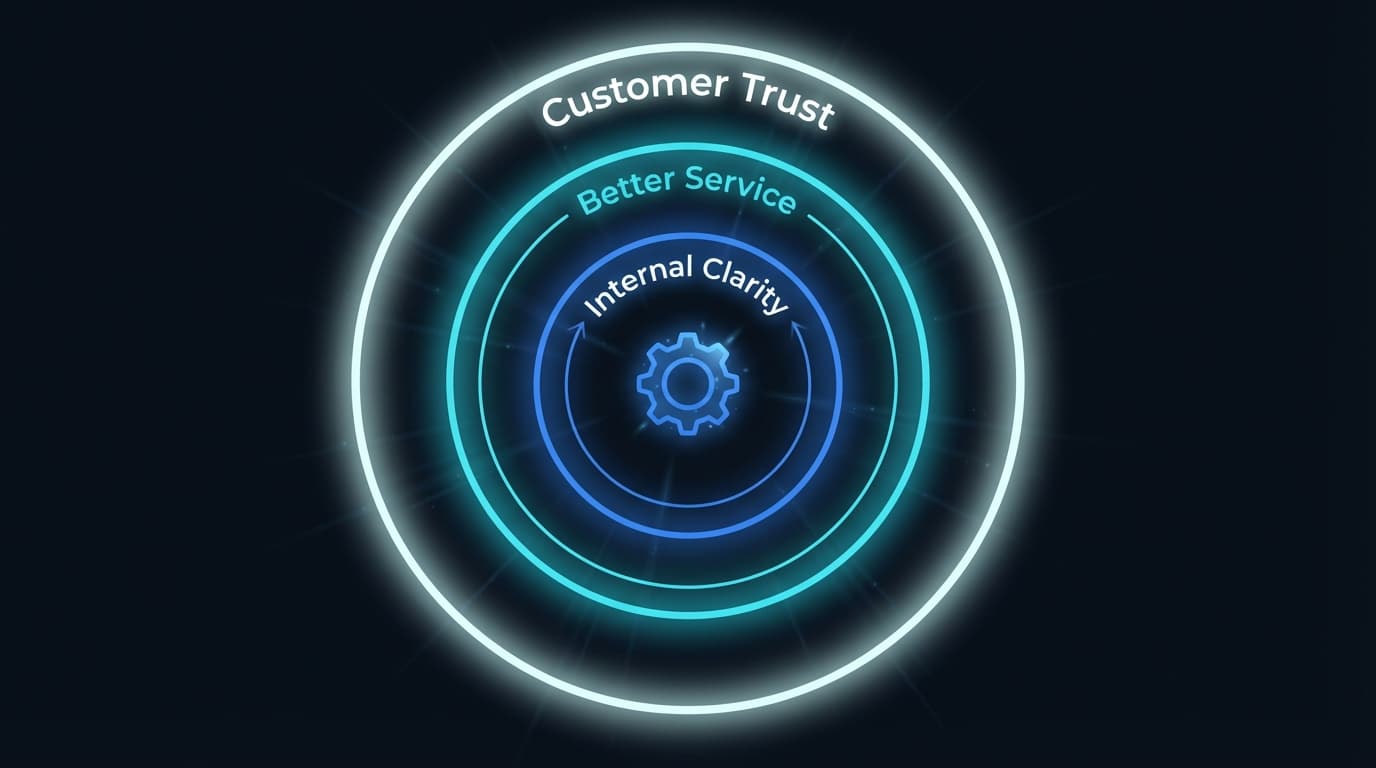 Ripple effect — from productivity to customer experience